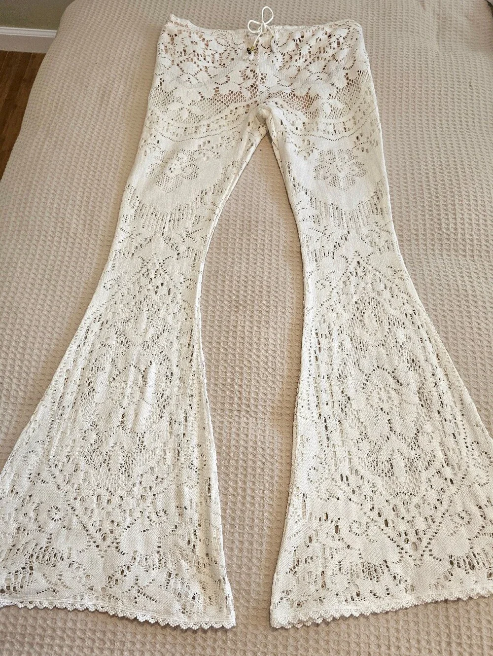 SPELL & The Gypsy Collective Fleetwood Bell Pants ✨ RARE Spell Boho Dream Pants - Picture 9 of 15